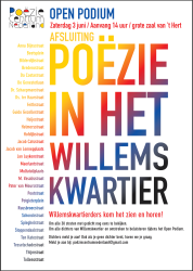 Open dichtPodium in het Willemskwartier